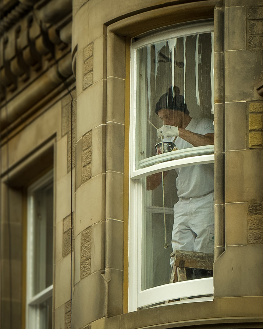 Sash & Case Window Painting Edinburgh