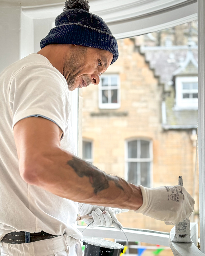 Sash & Case Window Painting Edinburgh