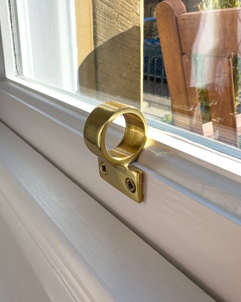 Sash & Case Window Restoration Brass Fitting Edinburgh