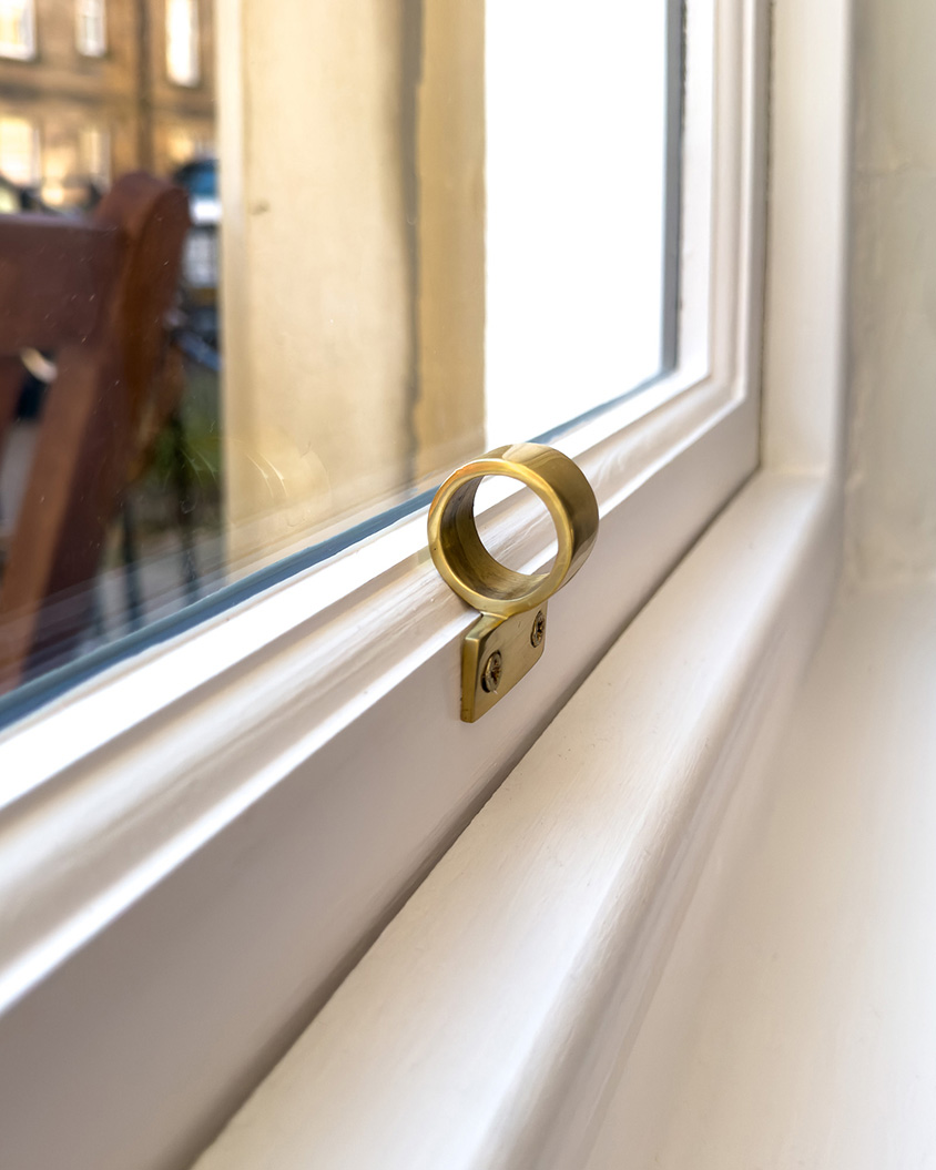 Sash & Case Window Restoration Brass Fitting Edinburgh